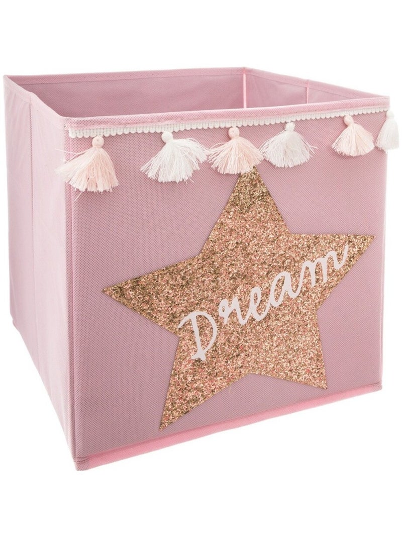 Bac de rangement sequins Dream Rose - Kiabi