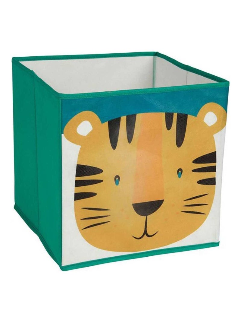 Bac de rangement Tigre 29x29 Vert - Kiabi