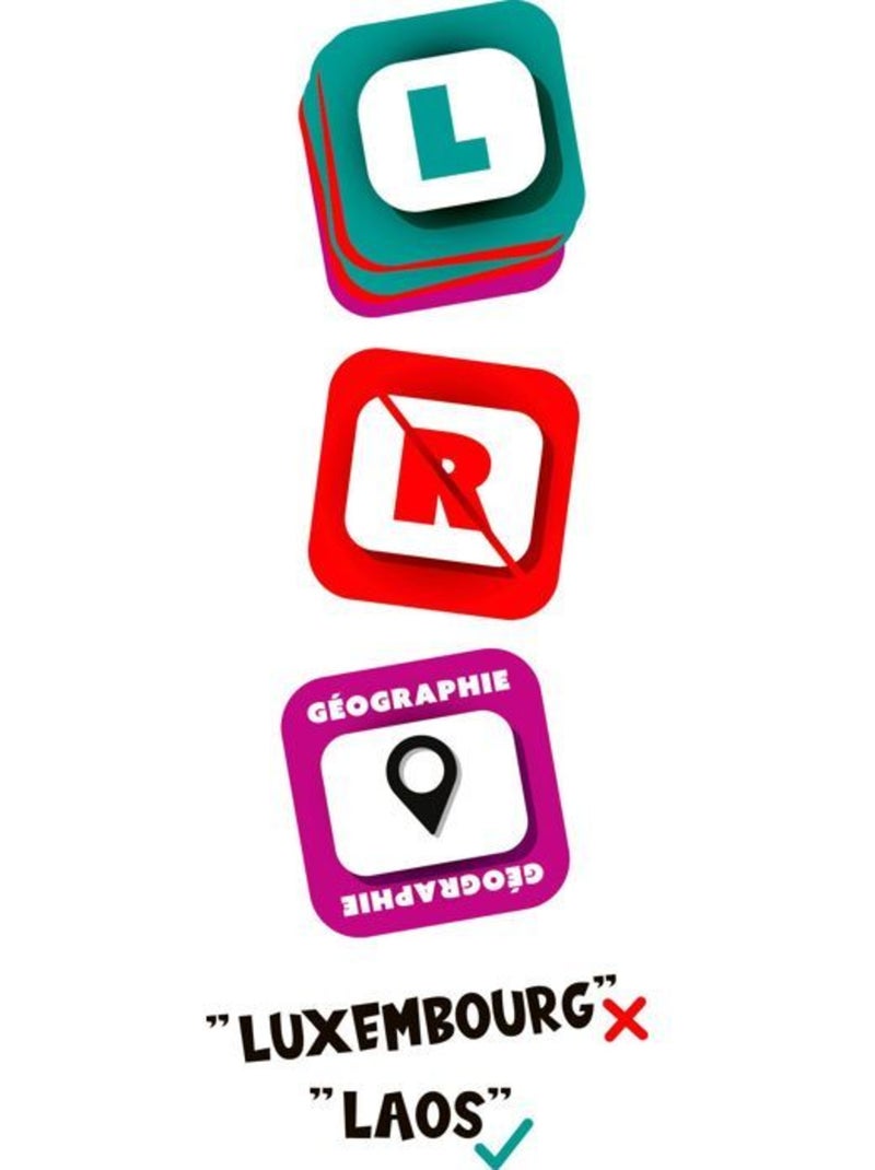 Bac flip - jeu de société - lansay - dès 8 ans Jaune - Kiabi