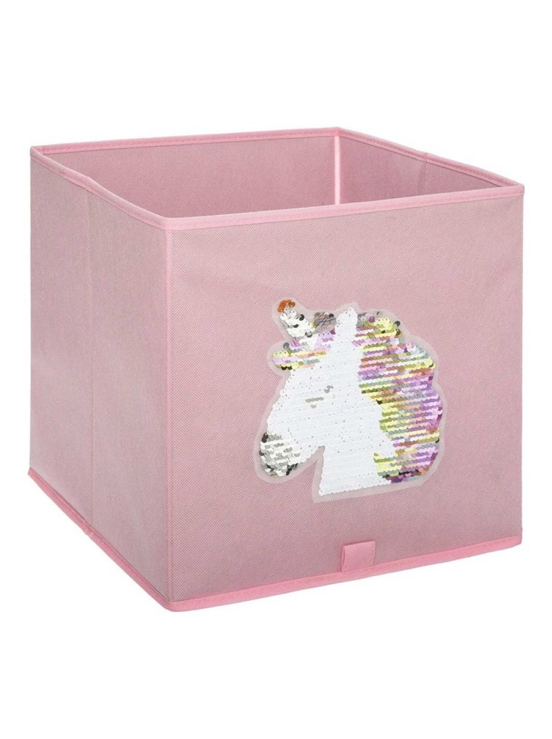 Bac licorne sequins Rose - Kiabi