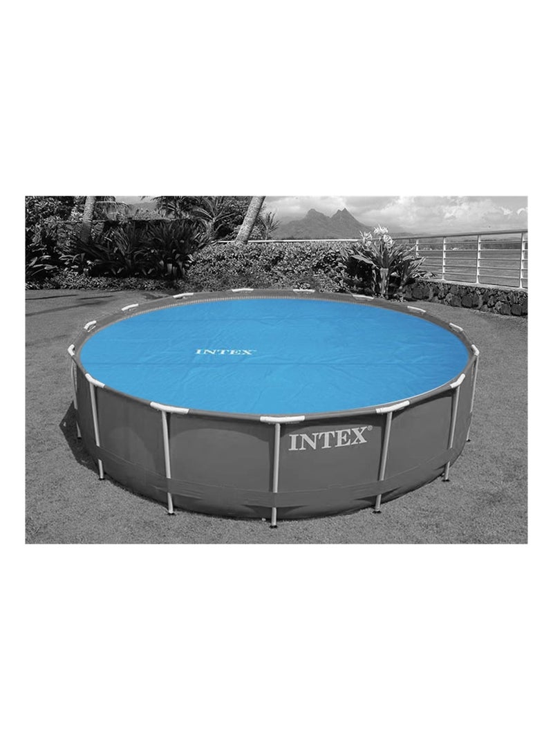 Bâche à bulles pour piscine hors sol ronde, diamètre 488 cm Bleu - Kiabi