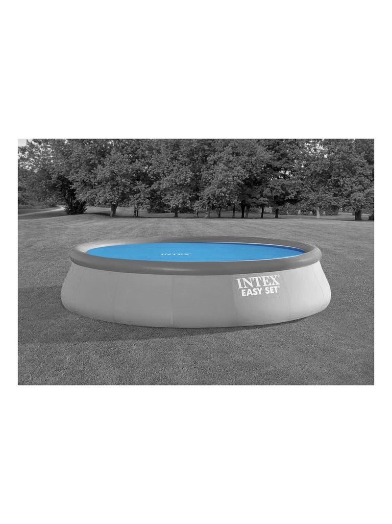 Bâche à bulles pour piscine hors sol ronde, diamètre 488 cm Bleu - Kiabi