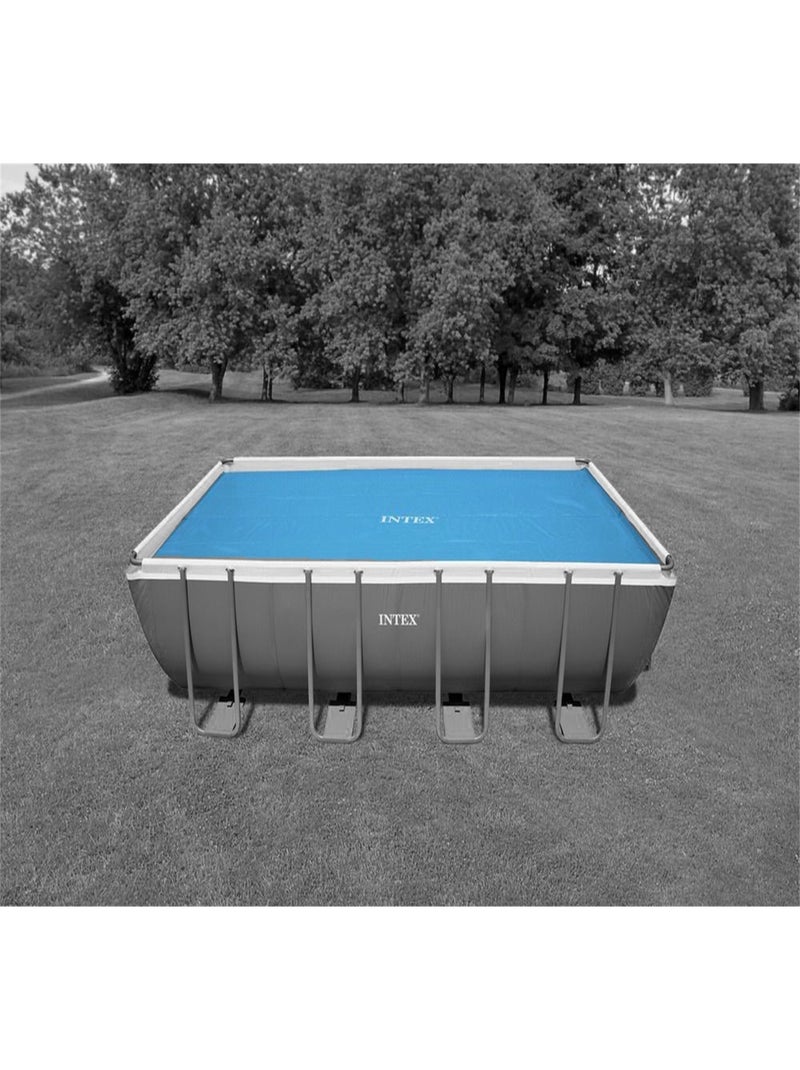 Bâche à bulles rectangulaire pour piscine de 549 x 274 cm Bleu - Kiabi