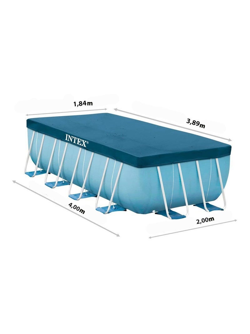 Bâche pour Piscine Frame 400 x 200 Bleu - Kiabi