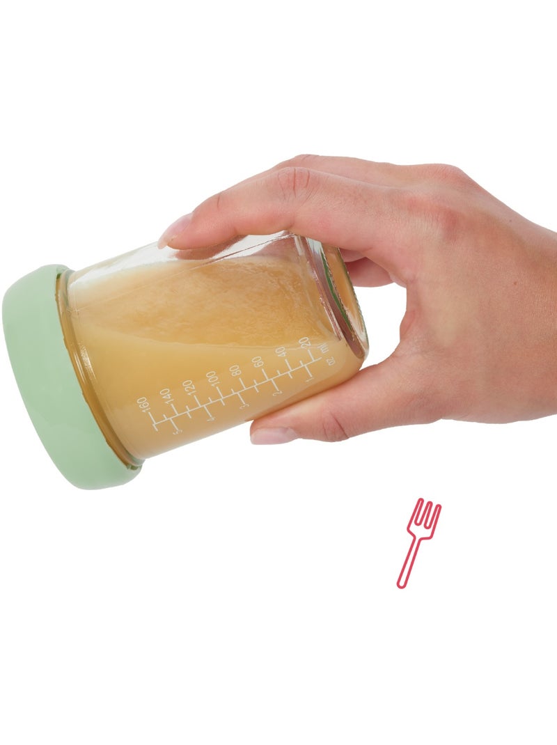 Badabowls en verre badabulle lot de 2 pots de conservation 220 ml Transparent - Kiabi