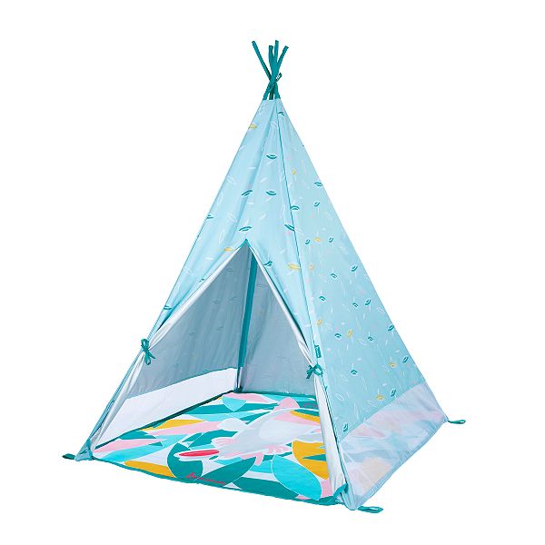 Badabulle Tipi Anti Uv Interieur Exterieur Bebe Fille Bleu Kiabi 44 10