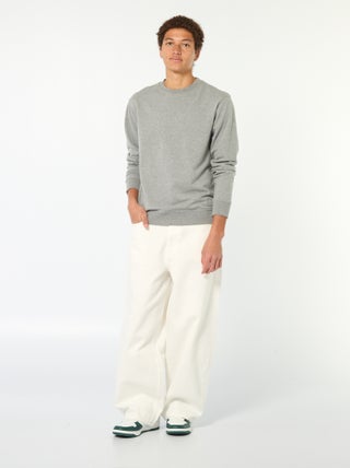 Baggy denim fit en coton