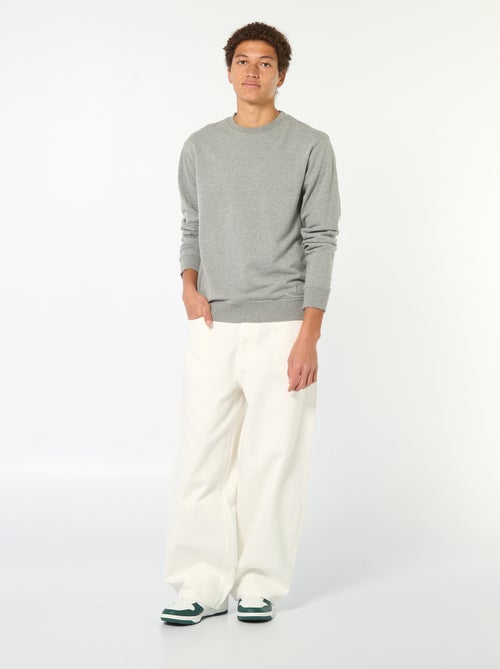 Baggy denim fit en coton - Kiabi