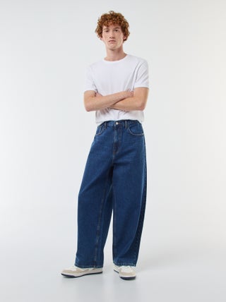 Baggy denim fit en coton