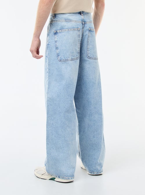 Baggy denim fit en coton - Kiabi