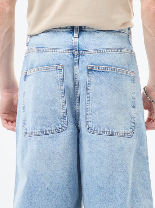 Baggy denim fit en coton - Kiabi
