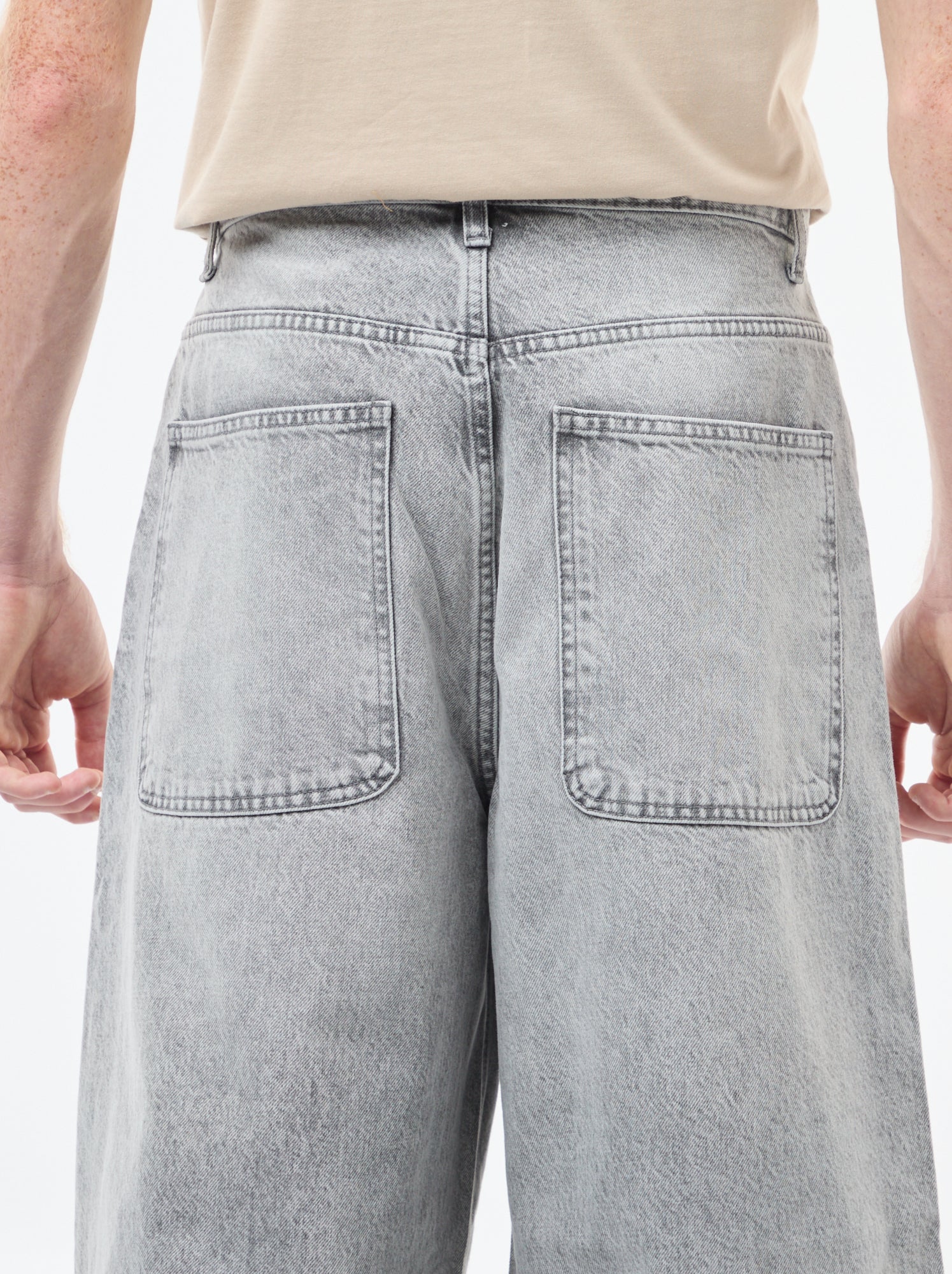 Jean Baggy Garçon Effet Délavé - Coupe Loose Années 90 - Taille élastique - Pour Streetwear, école, Loisirs - Lavable Machine - 7