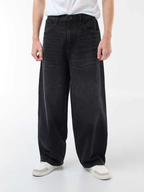 Baggy denim fit en coton - Kiabi