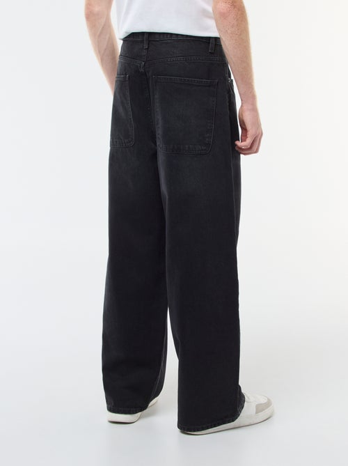 Baggy denim fit en coton - Kiabi