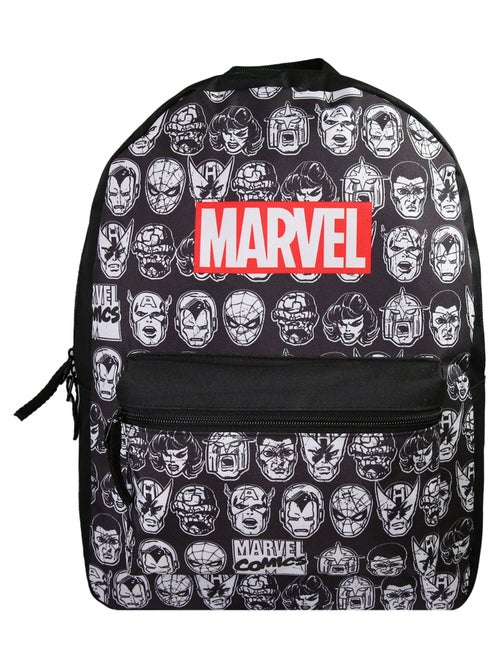 Bagtrotter - Avengers - Marvel - Sac à Dos Scolaire - Noir - 1 Compartiment - Kiabi
