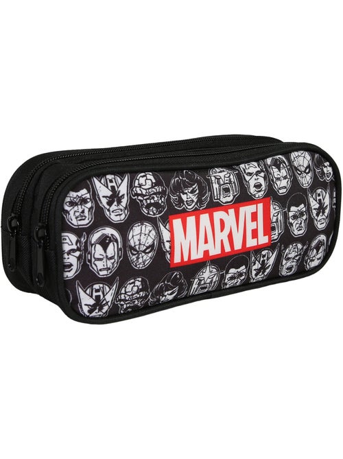 Bagtrotter - Avengers - Trousse Rectangulaire Noire - 2 Compartiments - Kiabi