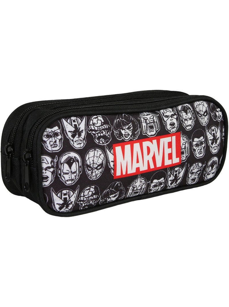 Bagtrotter - Avengers - Trousse Rectangulaire Noire - 2 Compartiments Noir - Kiabi