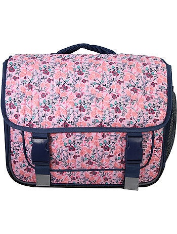 Bagtrotter - Cartable Primaire 38cm - Multicolore - Fleurs - 2 Compartiments