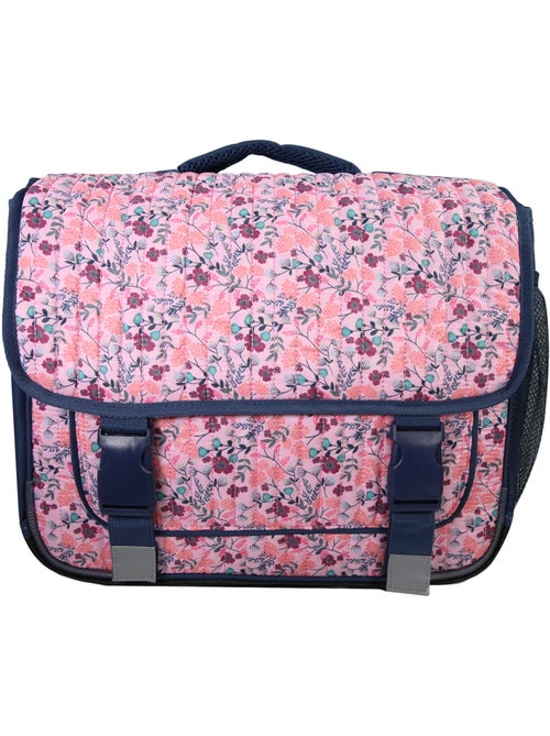Bagtrotter - Cartable Primaire 38cm  -  Multicolore - Fleurs - 2 Compartiments - Kiabi