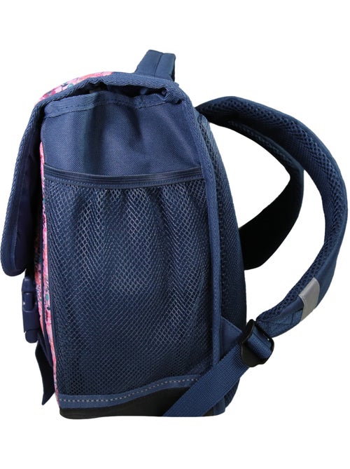 Bagtrotter - Cartable Primaire 38cm  -  Multicolore - Fleurs - 2 Compartiments - Kiabi