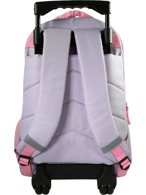 Bagtrotter - Cybel - Sac à Dos à Roulettes Primaire - Violet - 2 Compartiments - Kiabi