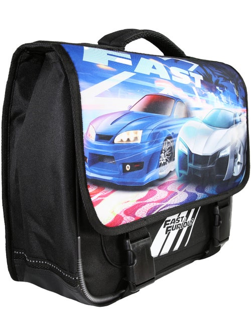 Bagtrotter - Fast And Furious - Cartable 38cm - Noir - 2 Compartiments - Kiabi Bagtrotter - Fast And Furious - Cartable 38cm - Noir - 2 Compartiments - Kiabi