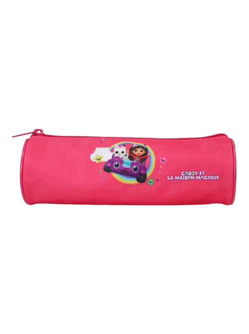 Bagtrotter - Gabby et La Maison Magique -Trousse Ronde Rose - 1 Compartiment - Kiabi