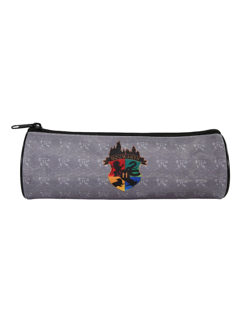Bagtrotter - Harry Potter -Trousse Scolaire Ronde - Grise - 1 Compartiment Zippé Gris - Kiabi