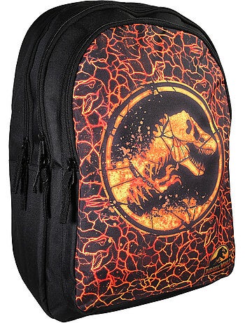 Bagtrotter - Jurassic World - Sac à Dos Primaire - Noir - 2 Compartiments