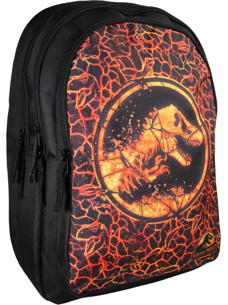 Bagtrotter - Jurassic World - Sac à Dos Primaire - Noir - 2 Compartiments Noir - Kiabi