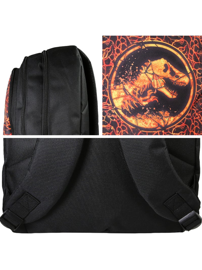 Bagtrotter - Jurassic World - Sac à Dos Primaire - Noir - 2 Compartiments Noir - Kiabi