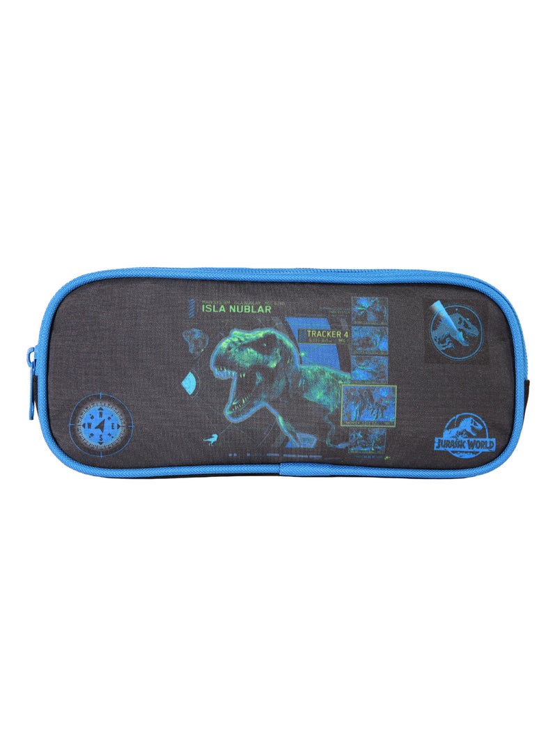 Bagtrotter - Jurassic World - Trousse Rectangulaire Noir/Bleu - 2 Compartiments Noir - Kiabi