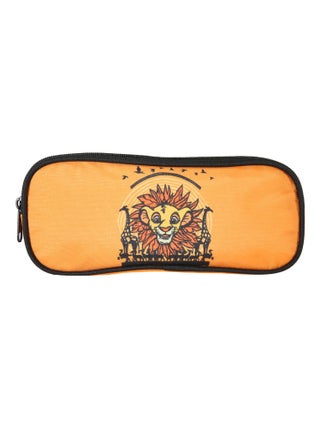 Bagtrotter - Le Roi Lion - Trousse Rectangulaire Orange - 2 Compartiments