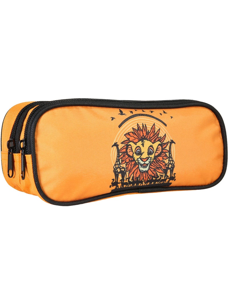 Bagtrotter - Le Roi Lion - Trousse Rectangulaire Orange - 2 Compartiments Orange - Kiabi