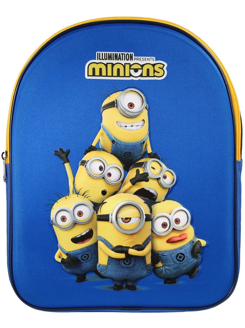 Bagtrotter - Les Minions - Sac à Dos Scolaire Goûter 31 cm - Bleu - 1 compartiment zippé Bleu - Kiabi