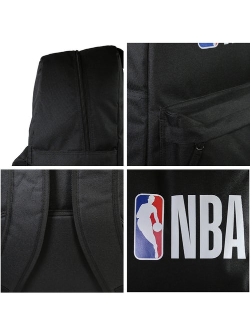 Bagtrotter - NBA - Basketball - Sac à Dos Scolaire - Noir - 2 Compartiments Zippés Avant et Arrière - Kiabi