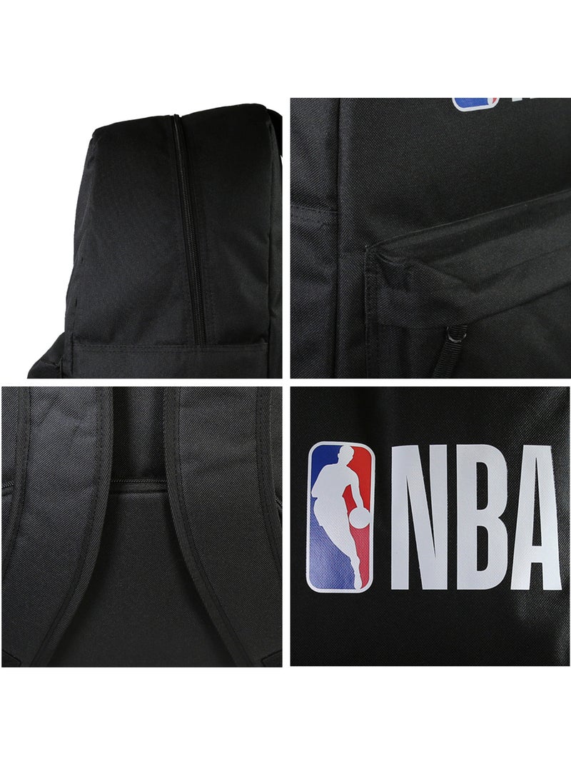 Bagtrotter - NBA - Basketball - Sac à Dos Scolaire - Noir - 2 Compartiments Zippés Avant et Arrière Noir - Kiabi