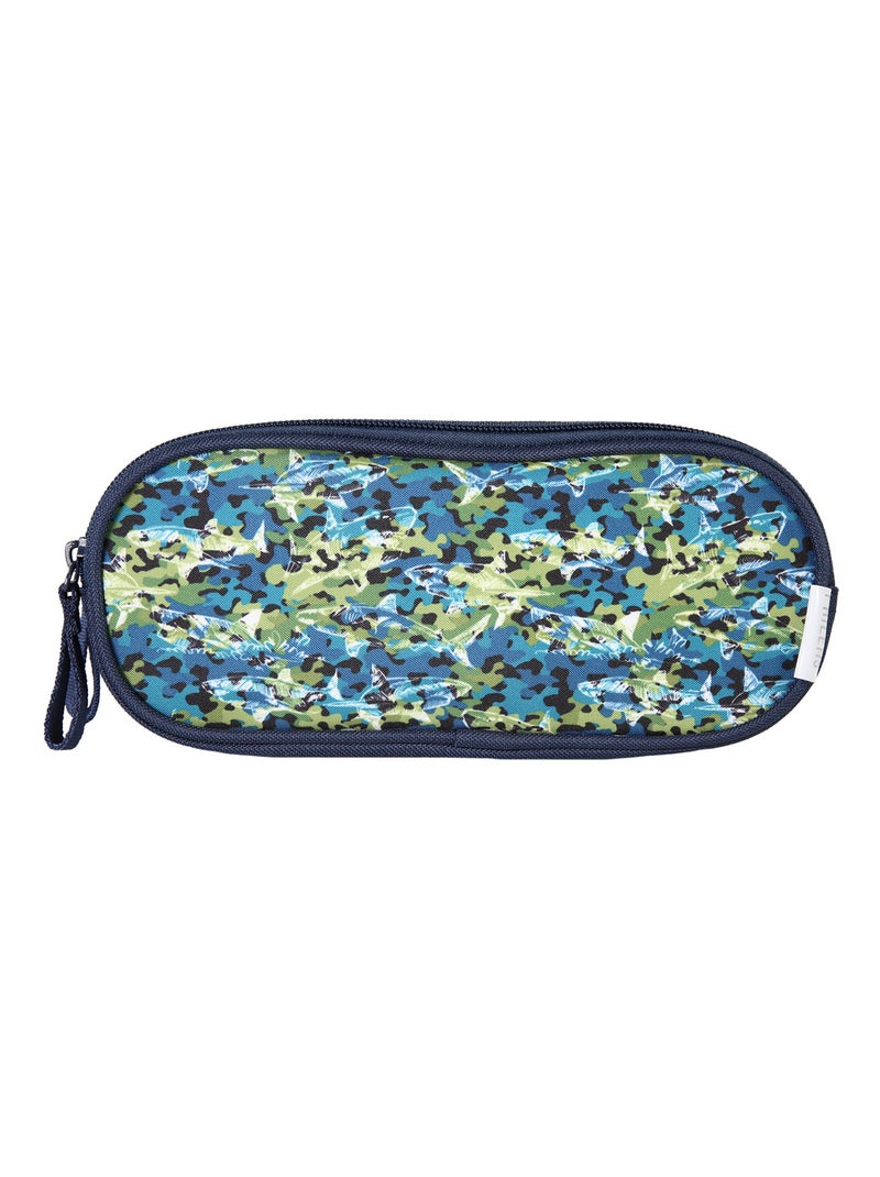 Bagtrotter - Phileas Requins - Trousse Rectangulaire - Marine - 2 Compartiments Bleu - Kiabi