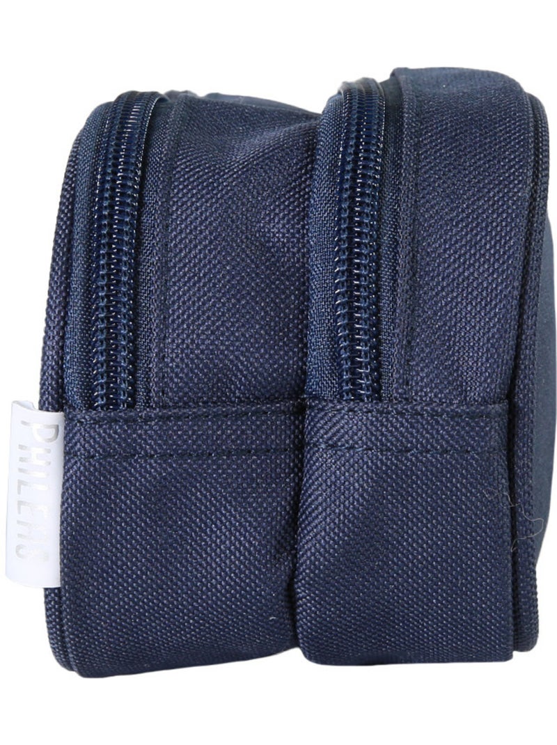 Bagtrotter - Phileas Requins - Trousse Rectangulaire - Marine - 2 Compartiments Bleu - Kiabi