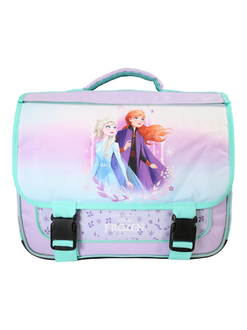 Bagtrotter - Reine des Neiges - Cartable Réversible 38cm Violet - 2 Compartiments - Primaire Violet - Kiabi