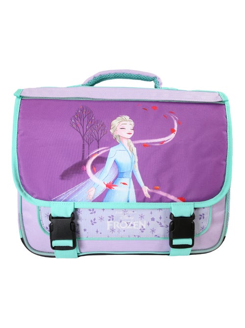 Bagtrotter - Reine des Neiges - Cartable Réversible 38cm Violet - 2 Compartiments - Primaire - Kiabi