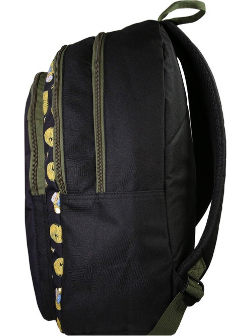 Bagtrotter - Sac à Dos Scolaire primaire Les Minions Noir 2 Compartiments - Kiabi