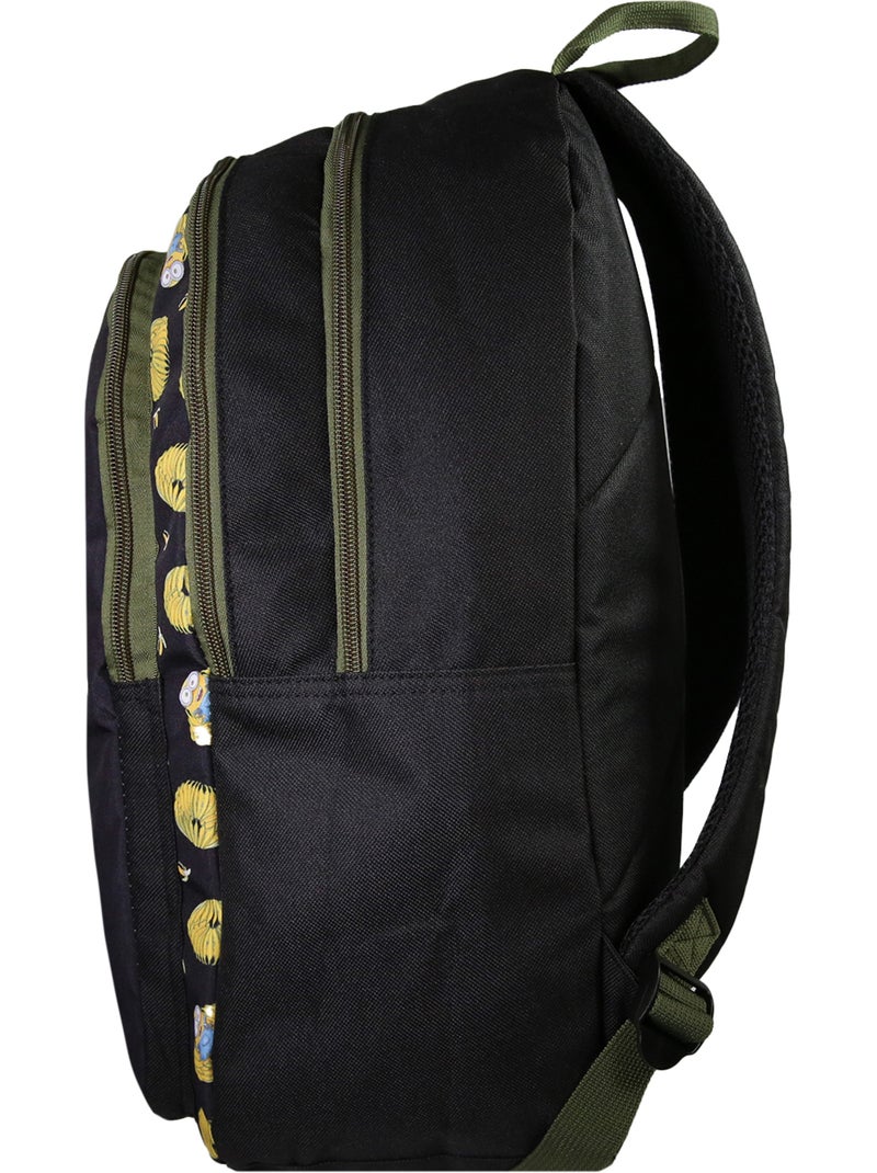 Bagtrotter - Sac à Dos Scolaire primaire Les Minions Noir 2 Compartiments Noir - Kiabi