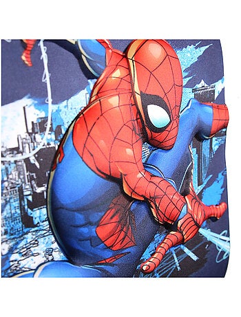Bagtrotter - Spiderman - Sac à Dos Scolaire Goûter 31 cm - Face 3D - Marine - 1 compartiment