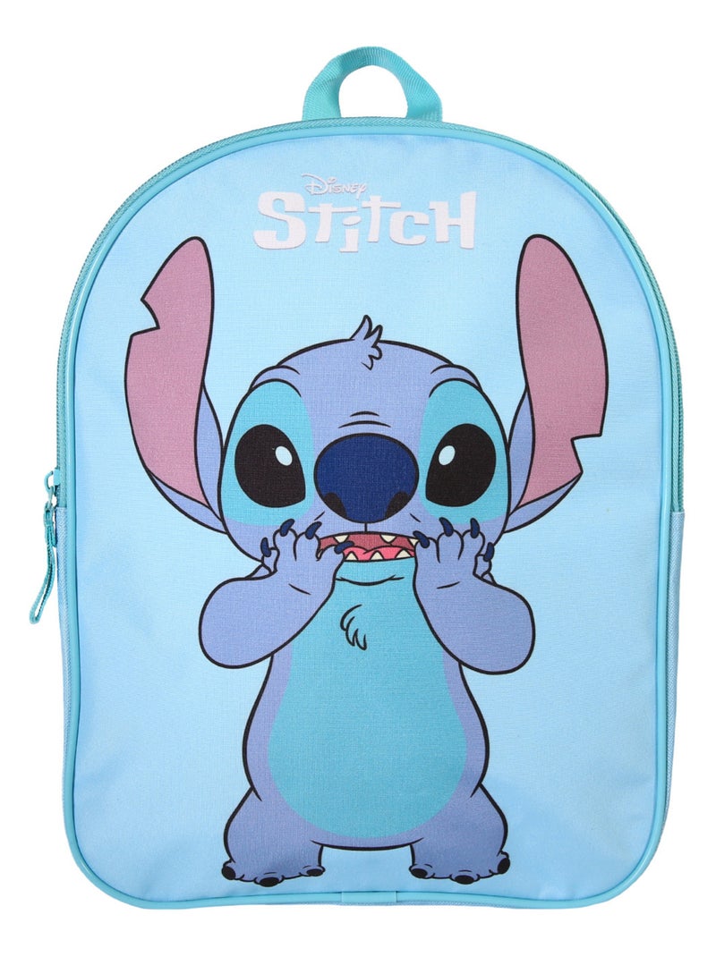 Bagtrotter - Stitch - Sac à Dos Goûter 31cm Bleu Clair - Maternelle Bleu clair - Kiabi