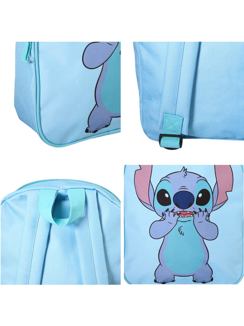 Bagtrotter - Stitch - Sac à Dos Goûter 31cm Bleu Clair - Maternelle Bleu clair - Kiabi