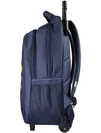 Bagtrotter - Super Mario - Sac à Dos à Roulettes Primaire - Marine - 2 Compartiments