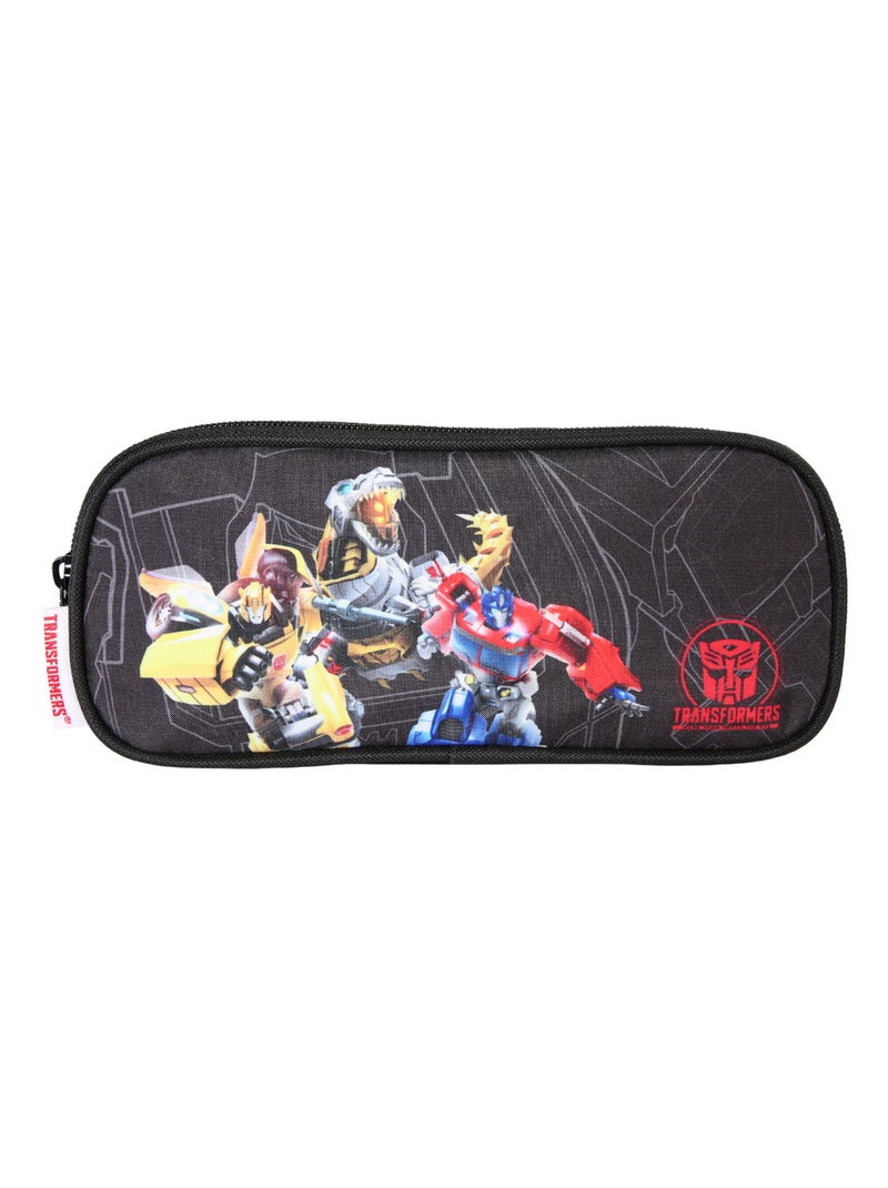 Bagtrotter - Transformers - Trousse Rectangulaire Scolaire - Noir - 2 Compartiment Noir - Kiabi