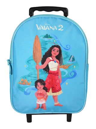 Bagtrotter - Vaiana - Sac à Dos à Roulettes Bleu -  Maternelle