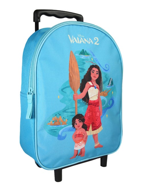 Bagtrotter - Vaiana - Sac à Dos à Roulettes Bleu -  Maternelle - Kiabi